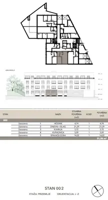 Stan 51 m², Črnomerec - novogradnja Kuniščak - 2
