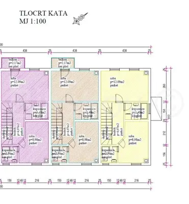 Apartment 334 m², Hrvatski Leskovac, three-story five-room apartment - 22
