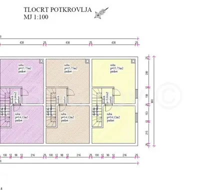 Apartment 334 m², Hrvatski Leskovac, three-story five-room apartment - 24