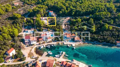 Building land 340 m², Vela Luka - view of the bay - 2