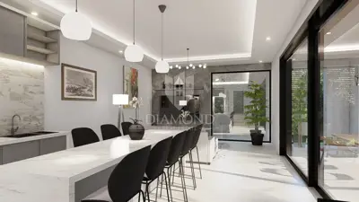 Beautiful house under construction, Labin, surrounding area - 5