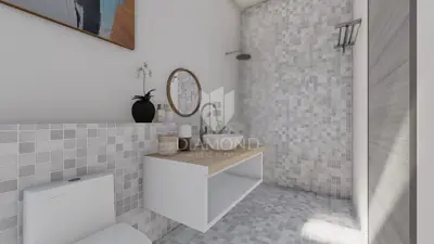 Beautiful house under construction, Labin, surrounding area - 9