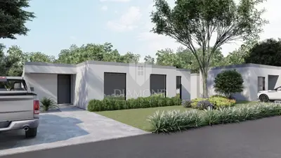Beautiful house under construction, Labin, surrounding area - 3