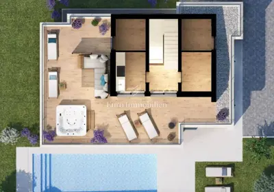 Poreč - Haus in Neubau mit Wellnessbereich und Pool - 9