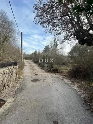 Building land, Soline na Krku - flat and quiet