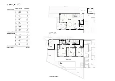 Stan 298,75 m², Kostrena Glavani - privatni vrt i bazen - 2