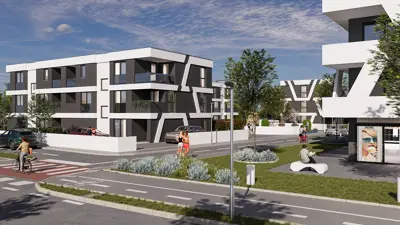 Apartment 54.91 m², Pula - Veli vrh, new build on the ground floor
