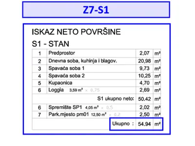 Apartment 54.91 m², Pula - Veli vrh, new build on the ground floor - 4