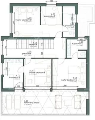 Villa mit pool in medulin – nur 70 m vom meer und strand, meerblick - 11