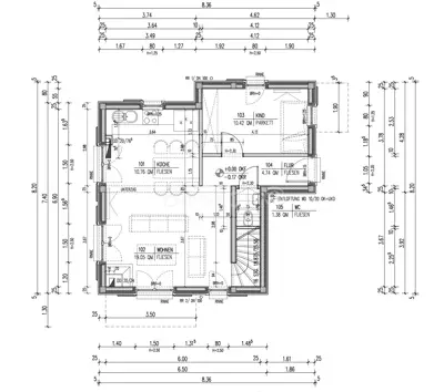 Vila 136m², Splitska – blizina mora, panoramski pogled - 24
