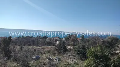 Građevinsko zemljište 939 m², Starigrad - pogled na obalu