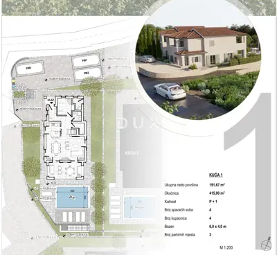 Villa 192 m², Šilo na Krku - Pool und 3 Stellplätze - 6