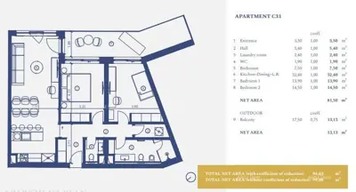 Wohnung 99 m², Crveni Vrh, Umag - luxuriöse Siedlung - 21