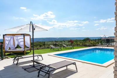Villa 170 m², Labin - Meerblick und Blick auf die Raška-Bucht - 20