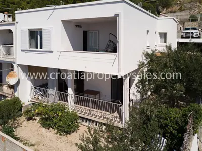 Haus, Omiš, Blick auf das Meer und die Inseln