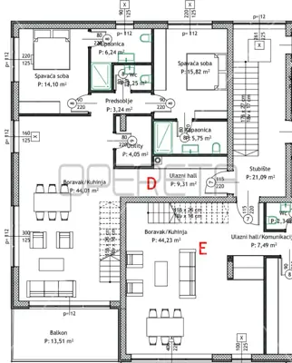 Wohnung 193 m², Rovinj - Maisonette, 4 Zimmer - 4