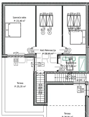 Wohnung 193 m², Rovinj - Maisonette, 4 Zimmer - 5