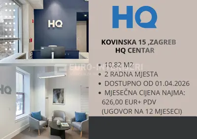 Zakup poslovnog prostora - Zagreb - Jankomir - 2 radna mjesta - 3