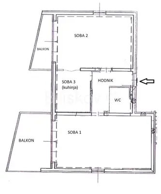 Rent Malešnica street A. Topića Mimare three bedroom office - 8