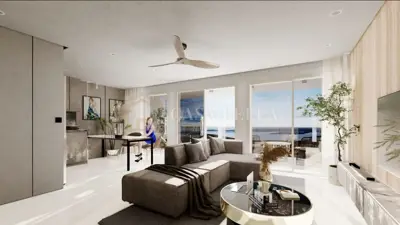 Penthouse 100 m², Kačjak - pogled na more i terasa - 2