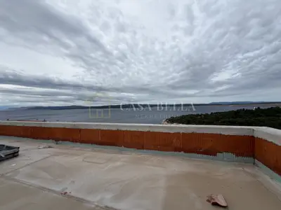 Penthouse 100 m², Kačjak - pogled na more i terasa - 19