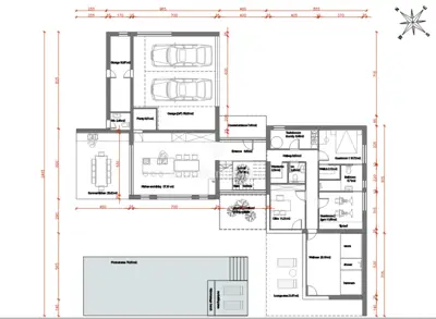 Villa 395 m², Kaštelir - panoramic views and shell construction phase - 24