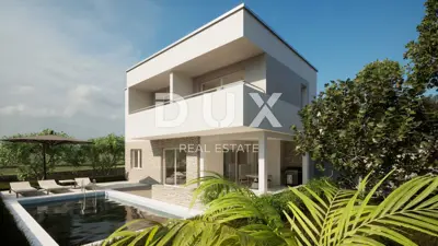 Villa 254,37 m², Stara Novalja - direkt am Meer mit Meerblick