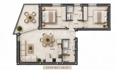 Apartment for sale in Tribunj, 78,7 m² - 14