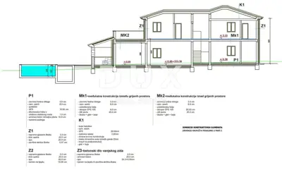 Villa 322,6 m², Barban - Pool 55 m² und Wellness - 25