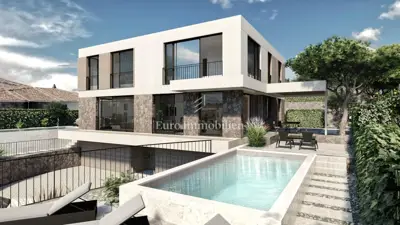 Baugrundstück 777 m², Krk - Meerblick - 2