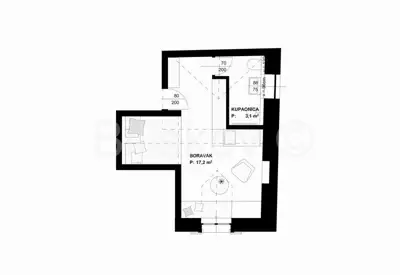 Wohnung 20 m², Murvica na Braču, Panoramablick - 8