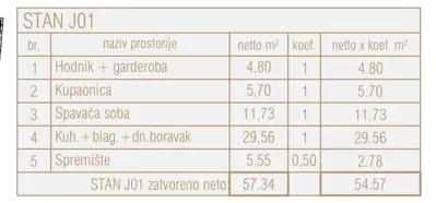 Apartment J01, Poreč, ground floor of the southern building, 1 bedroom - 4