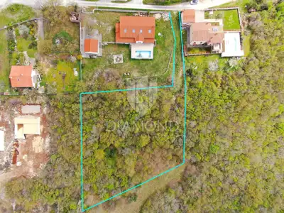 Bauland 2.169 m², Labin - Stadtrand und Blick auf die Hügel - 7