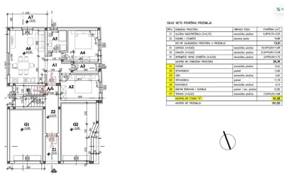 Stan 61 m², Šikići - vrt 80 m² i 2 parkirna mjesta - 4