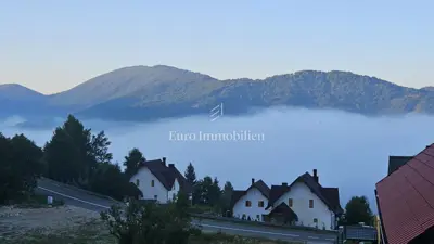 Vila u Mrkoplju, roh-bau, otvoren pogled na prirodu - 15