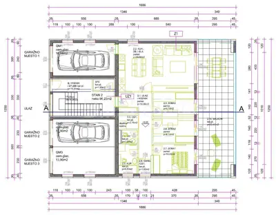 Building plot 652 m², Gornji Stenjevec - conceptual project - 13