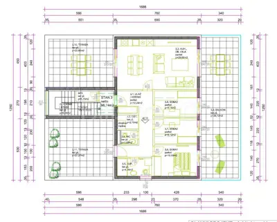 Building plot 652 m², Gornji Stenjevec - conceptual project - 15