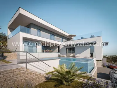 Vila u Splitu, pogled na more i privatnost - 2