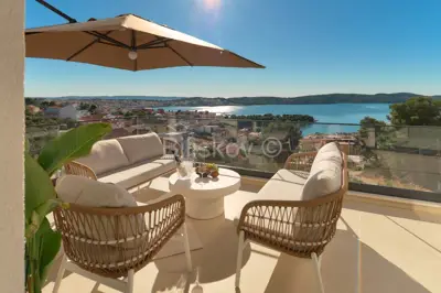 Luxury villa for sale, panoramic sea view, Trogir, Čiovo