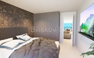 Stan 73 m², Okrug Gornji, 100 m od plaže i panoramski pogled na more - 9