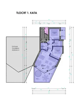 Stan 73 m², Okrug Gornji, 100 m od plaže i panoramski pogled na more - 13