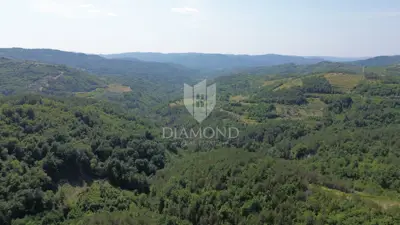 Building plot 2,250 m², Cerovlje - open view - 3