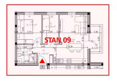 Apartment in Pula, Centar - 2 bedrooms, balcony - 15