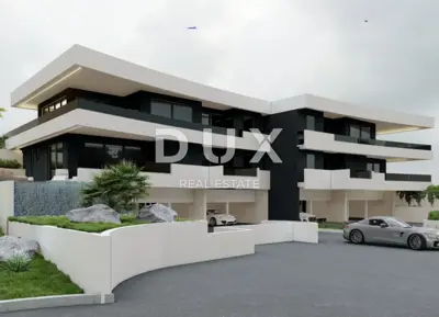 OPATIJA, LOVRAN - Neubauwohnung, 116,89 m², Wohnzimmer+2 Zimmer mit Panoramablick