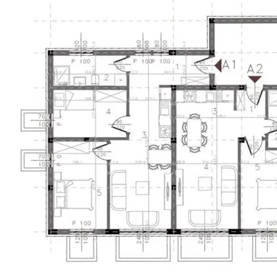Stan 52 m², Medulin - 300 m do mora - 7