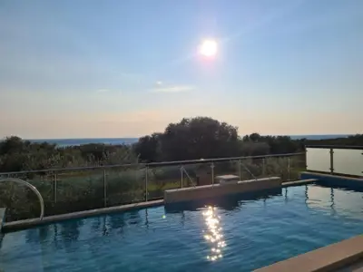 Wohnung 64 m², Zambratija, Meerblick und Pool