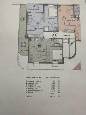 Wohnung 64 m², Zambratija, Meerblick und Pool - 8