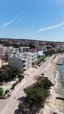 PAG, MANDRE - new build with sea view, 10 m from the shore, terrace, parking - 3