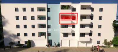 1-room apartment on the 3rd floor of a new building in Pula
