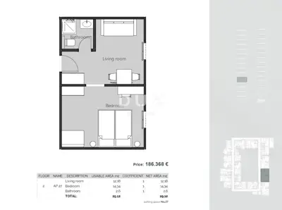Apartment 29.1 m², Crikvenica - luxury complex by the sea - 9
